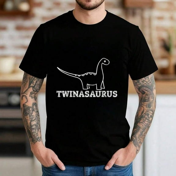 My Twin Shirt, Twinsies Funny Twin Twinning Dyno Tshirt T-Shirt Father's Day T-Shirt Funny Dad Anime Shirt For Guys BBQ Grilling Shirt Men Cheap Graphic Tees For Men Under 20 4th Of July USA Flag Shi