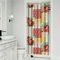 thumbnail image 2 of Waterproof Pioneer Shower Curtain 36x72 Inch Polyester Unique Colorful Floral Shower Curtain for Bathroom Hotel Home Decor with 7 Plastic Hooks, 2 of 5
