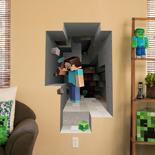 Wall Decal Minecraft Wall Clings Mining 2 Pack 25x36 New Licensed J4786 Walmart Com Wall Decal Minecraft Wall Clings Mining 2 Pack 25x36 New Licensed J4786 Walmart Com
