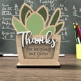 thumbnail image 4 of CoreLiving Wooden Succulent Gift Card Holder, Teacher Appreciation Thank You for Helping Me Grow Plant Pot Card Display, Unique Small Cactus Pot with Thank You Tag, 1-Pack, 4 of 9