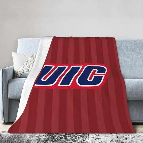 UIC Flame Fleece Blanket, Very Soft Microfiber Flannel Blanket for Couch Warm and Cozy for All Seasons