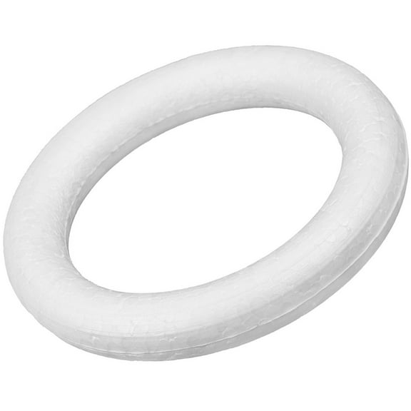 MUSEYA Durable White Foam Circle for DIY Party and Holiday Decorations