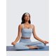 thumbnail image 3 of Top Corto Deportivo CRZ YOGA Butterluxe con Escote Cuadrado Azul Talla L, 3 of 5