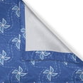 thumbnail image 4 of Ambesonne Pinwheel Valance Pack of 2, Blue Energy Pattern, 54"X12", Blue and White, 4 of 5