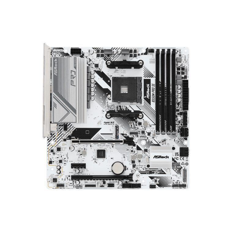 ASRock B550M Pro SE AM4 DDR4 SATA 6Gb/s 1 PCIe 4.0 x16 Micro