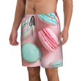 thumbnail image 2 of Logiee Pastel Macarons Delight Print Mens Swim Trunks Quick Dry Board Shorts,Breathable Hawaii Beach Shorts Swimwear Bathing Suits-XX-Large, 2 of 6