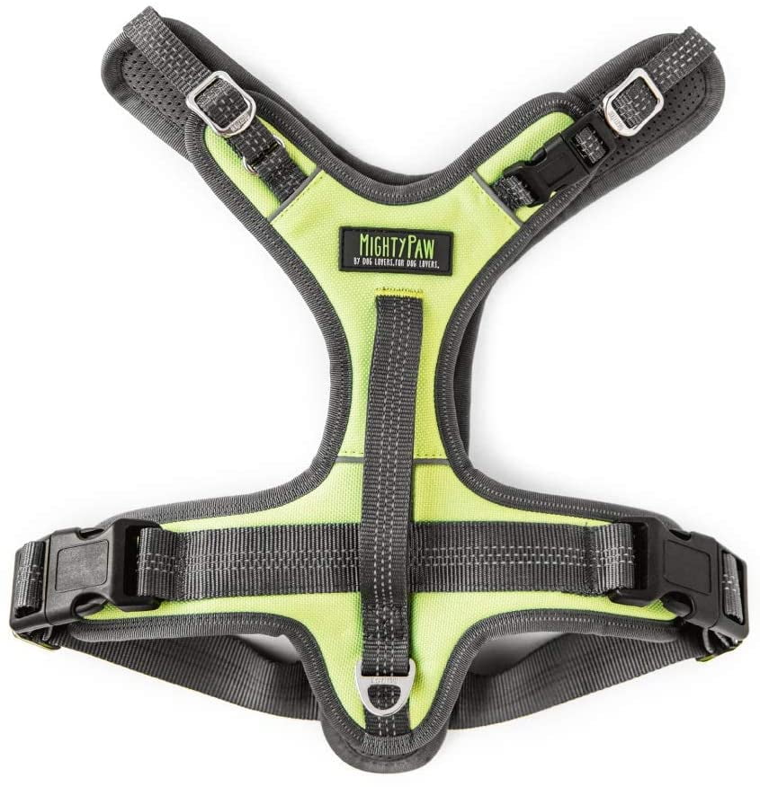 Mighty Paw Dog Sport Harness No Pull Harnesses with Two Leash Attachments, Comfortable