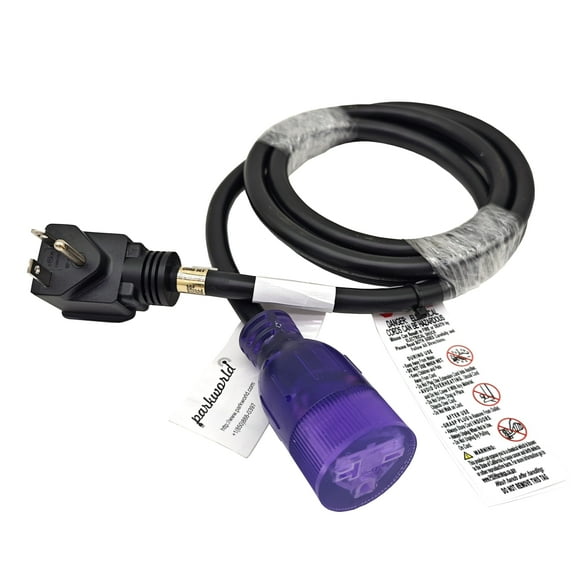 Parkworld 79254 NEMA 6-20 Extension Cord 6-20P to 6-20R (T Blade Female Also for 6-15R Adapter) 250V, 20A, 5000W (6FT)
