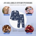 thumbnail image 7 of KLL Dragon Sleepwear Mens Flannel Pajamas,Long Cotton Pj Set, 7 of 7