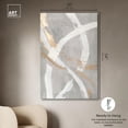 thumbnail image 5 of Silvered Spirals Canvas Elegant Gold Abstract by Art Remedy, Gallery Wrapped, 36" x 54", 5 of 7