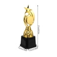 thumbnail image 2 of ADDHAT Trofeo De Plástico Color Dorado Para Premiación Con Estilo Y Durabilidad En Competencias, 2 of 8