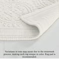 thumbnail image 6 of White, Medallion, 2-Piece Bath Rug Set, Jean Pierre, 6 of 10