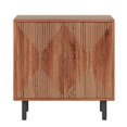 thumbnail image 2 of Kepooman Sideboard Buffet, Kitchen Storage Cabinet,Modern Sideboard Buffet, 59" Wood Storage Cabinet with Doors,Walnut, 2 of 5