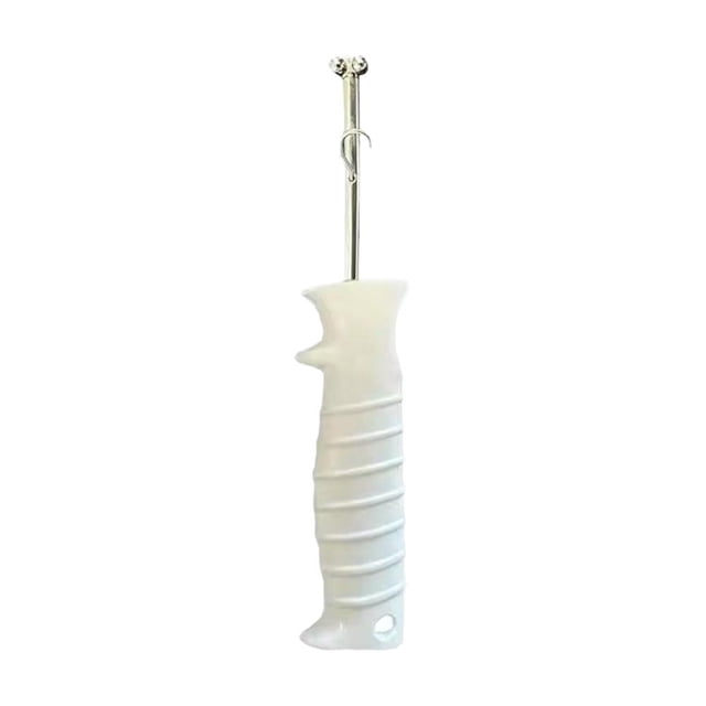 Quick Release Fish Hook Remover Tool, Aluminum Alloy Fishing Hook Extractor Disgorger with T-Handle for Easy De-Hooking, Safe Catch & Release for Anglers