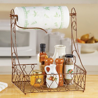 paper towel storage basket