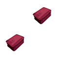 thumbnail image 3 of Bolsa de almacenamiento para zapatos Bewildely Nylon Vino rojo 2piezas, 3 of 6