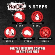 RatX Rodent Control Bait Discs for Rats and Mice – Poison Free, Pet Safe Indoor and Outdoor Use Discs 45 Disc Bag