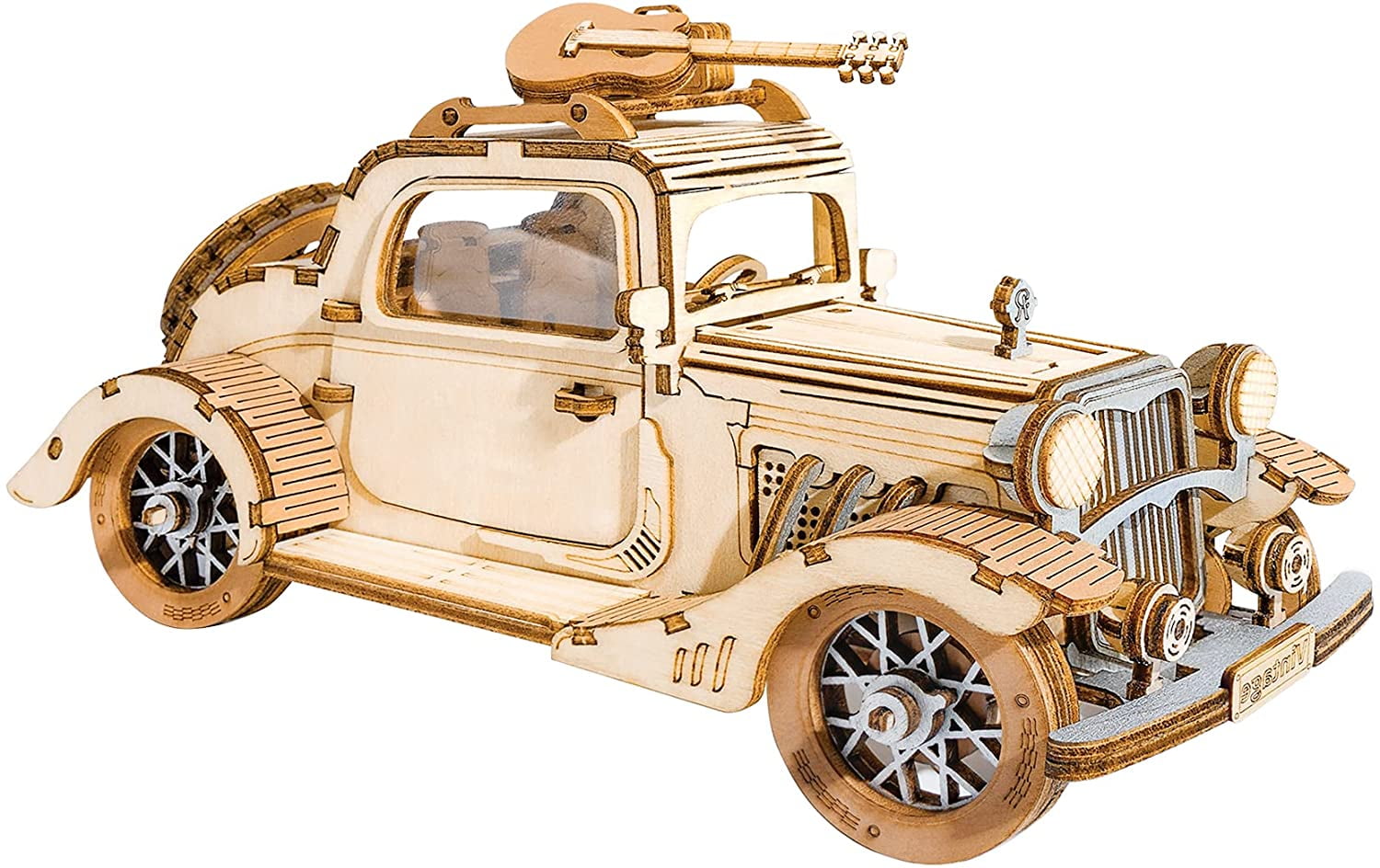 Robotime 3D Puzzle Toy DIY Wooden Crafts Kits Model Building Vintage Home Decor