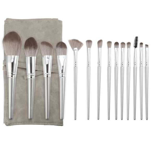 14 brochas de maquillaje, correctores de polvo de base, brochas para rubor de sombras de ojos, brocha de maquillaje profesional, con bolsa de almacenamiento