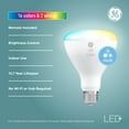 thumbnail image 3 of GE BR30 LED+ Color Changing LED Light Bulb, 65 Watts, Indoor Floodlight, 1pk, 3 of 10