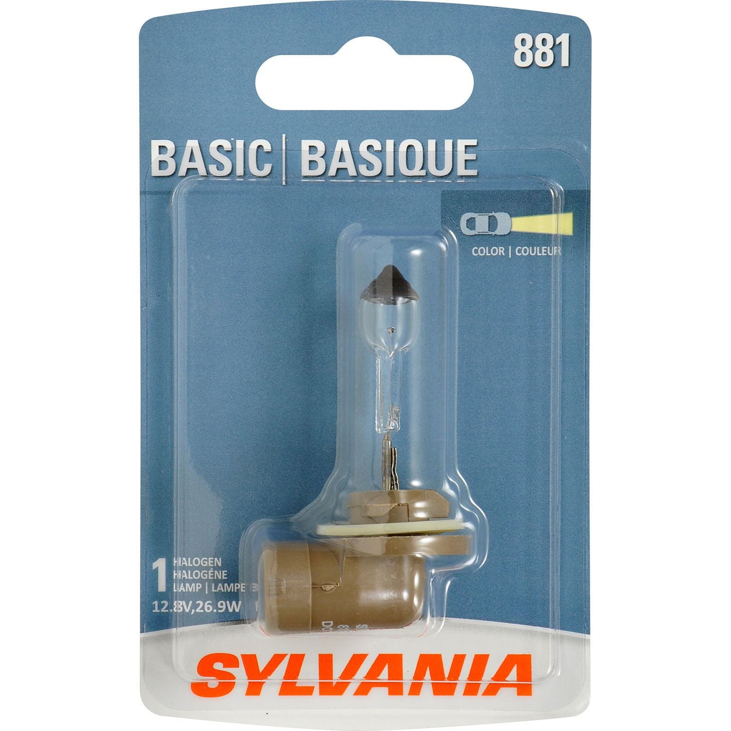 SYLVANIA 881 Basic Fog Bulb, Pack of 1