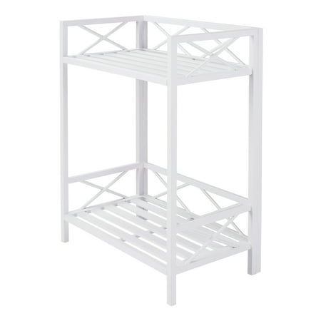 Mainstays Marna Small Space 2-Shelf Potting Bench, Multiple Colors