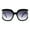 Black (Smoke), variant on Womens Oversized Sunglasses Unique Open Cut Frame UV 400 Tortoise, Brown
