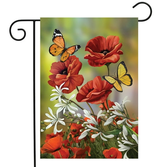 Briarwood Lane Hello Spring Butterflies Garden Flag