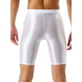 thumbnail image 2 of CHICTRY Mens Dry Fit Tight Compression Swimming Running Shorts Glossy Gym Fitness Leggings, 2 of 6