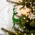 thumbnail image 2 of Kraoden Metal Deer Ornaments for Christmas Tree Decorations, Electroplated Iron Art Holiday Hangings, Elegant Table Decor for Home and Seasonal Layouts, Ideal Gift for Festive Occasions, 2 of 6