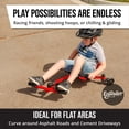 thumbnail image 5 of EzyRoller Drifter X Ride On Toy Red for Ages 6 plus Up to 150lbs Fun Outdoor Scooter, 5 of 6