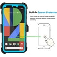 thumbnail image 3 of Mignova for Google Pixel 4XL 6.3 inch Case, Heavy-Duty Full-Body Rugged Dual-Layer Shockproof Protective Cover with Kickstand and Built-in-Screen Protector for Google Pixel 4XL (Blue), 3 of 7