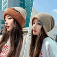 thumbnail image 2 of Women's Winter Cap Classic Beanies for Women Roll Up Edge Skull Cap Fisherman Beanie Accessories for Outdoor Travel, 2 of 7