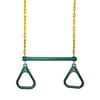 Eastern Jungle Gym Trapeze Bar and Gym Rings Combo with 43 Inch Chains