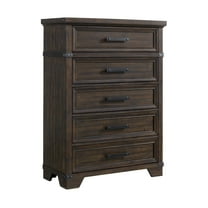 Picket House Furnishings Canyon Ridge 5-Drawer Chest in Charcoal
