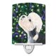 thumbnail image 1 of Caroline'S Treasures Ss1055Cnl Dandie Dinmont Terrier Luz Nocturna De Cerámica Compacta Con Certificación Ul, Ideal Para Dormitorio, Baño, Guardería, Pasillo, Cocina, 6 X 4 X 3, Multicolor, 1 of 1