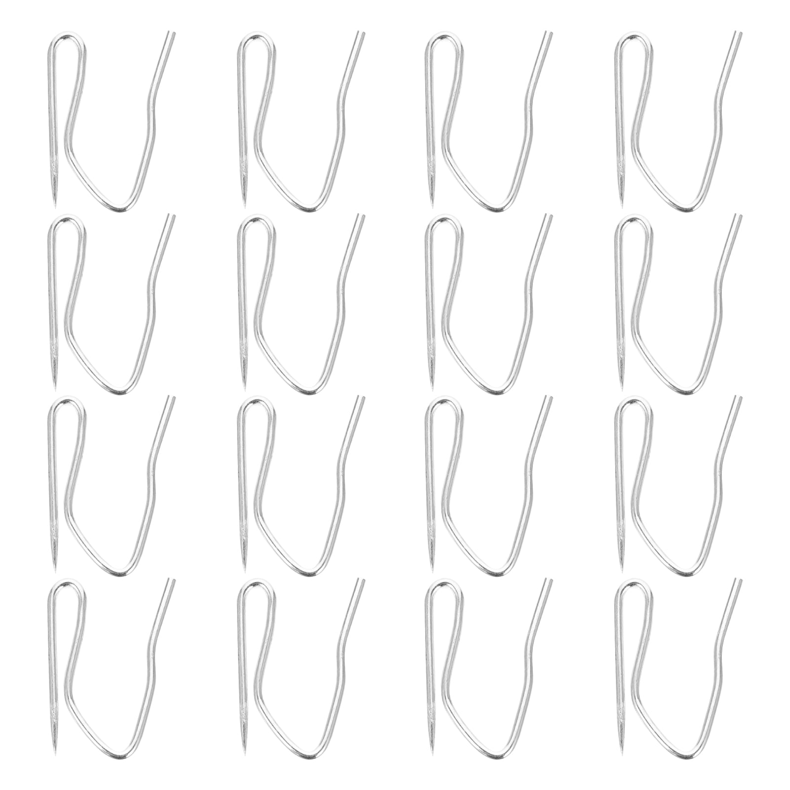 TINKSKY 100 Pcs Iron SShape Curtain Hanging Hooks Curtain Auxiliary