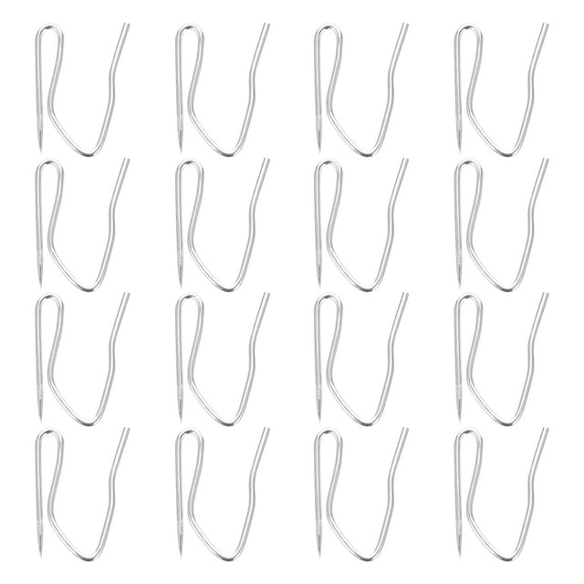 Weiweiguan 100 Pcs Crochets de Suspension en Forme de S pour Rideaux Accessoires Auxiliaires