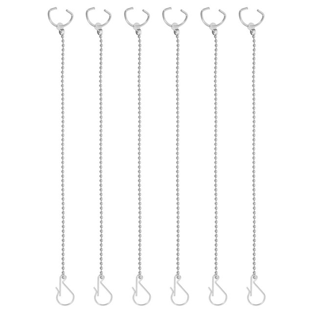 SUTENGDA 6Pcs Toilet Flapper Chain Toilet Chain Toilet Float Replacement Toilet Tank Flapper Part
