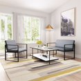 thumbnail image 3 of ZUO Fauteuil Claremont Gris, 3 of 11