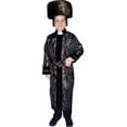 thumbnail image 1 of Chaqueta Costume Dress Up America Grand Rabbi para niños, color negro, 1 of 3
