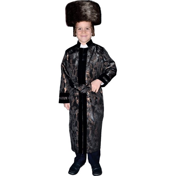 Chaqueta Costume Dress Up America Grand Rabbi para niños, color negro