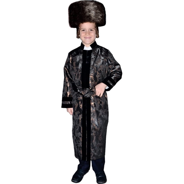 Chaqueta Costume Dress Up America Grand Rabbi para niños, color negro