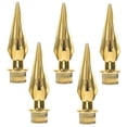 thumbnail image 4 of MLINS Golden Pointed Shape Flagpole Finial for Outdoor Decoration Durable PP Material 5 Pieces, 4 of 8