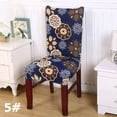 thumbnail image 2 of Skksst Floral Print Dining Chair Slipcover Home Banquet Decor Washable Seat Protector Cover, 2 of 3
