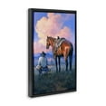 thumbnail image 3 of Stupell Industries Counting Blessing Western Cowboy People Painting Black Floater Framed Canvas Art Print Wall Art, 17 x 25, 3 of 9