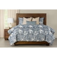 thumbnail image 2 of SIScovers  Wanderlust Marble Print Duvet Set Wanderlust Sapphire - California King - 7 Piece, 2 of 5