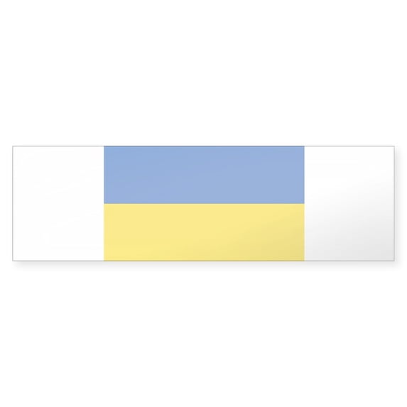 CafePress - Ukraine Flag - 10"x3" Rectangle Bumper Sticker