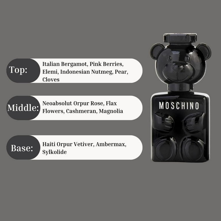 Moschino Toy Boy Eau De Parfum, Woody Spicy Fragrance, 0.17 oz For