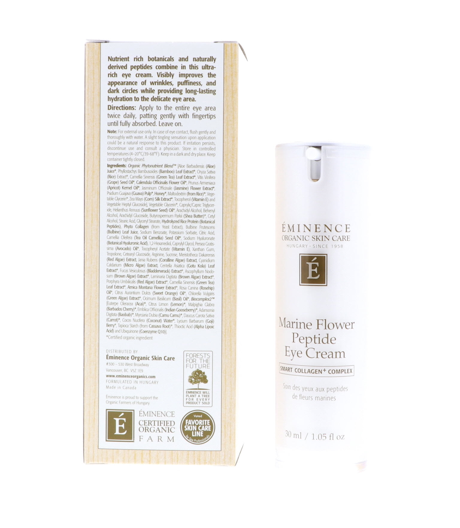 Eminence Marine Flower Peptide Eye Cream, 1 oz